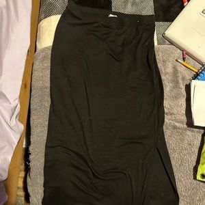 rue 21 black long skirt